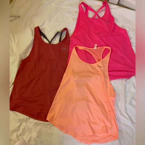3 Under Armour activewear tank tops - Picture 1 of 8